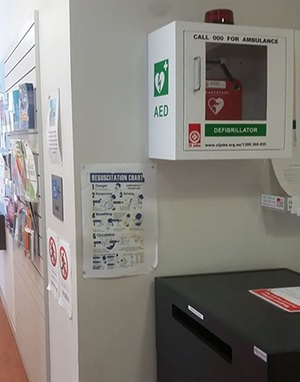 Defibrillator Mulgrave Library