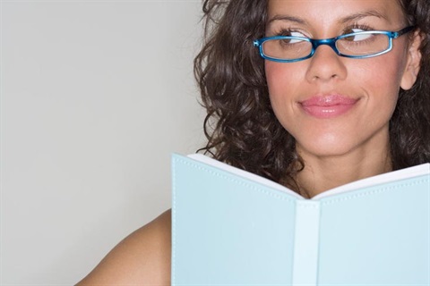 woman reading
