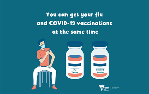 flu and covid vaccines