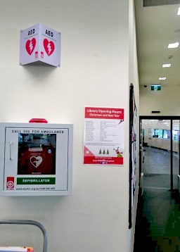 Defibrillator Clayton Library