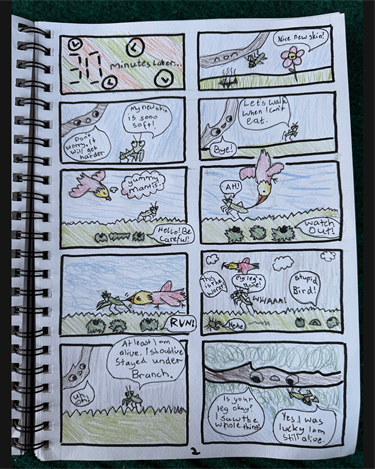 comic book competition category b first place
