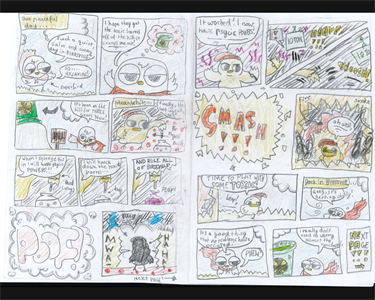 comic book competition category b second place