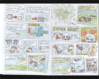 comic book competition category b second place