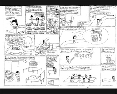 comic book comp winner category c It’s Not Easy Being a Foreigner