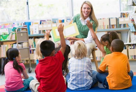 teacher reading