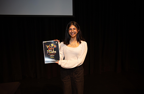 photo of Aditi Acharla  Category B third prize winner