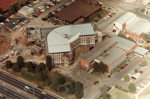 Glen Waverley Civic Centre and Library Aerial View