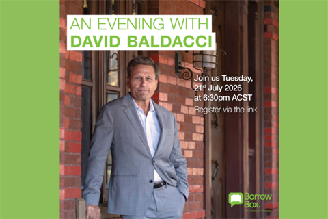 an evening with david baldacci Tuesday 21 july 2026 7pm