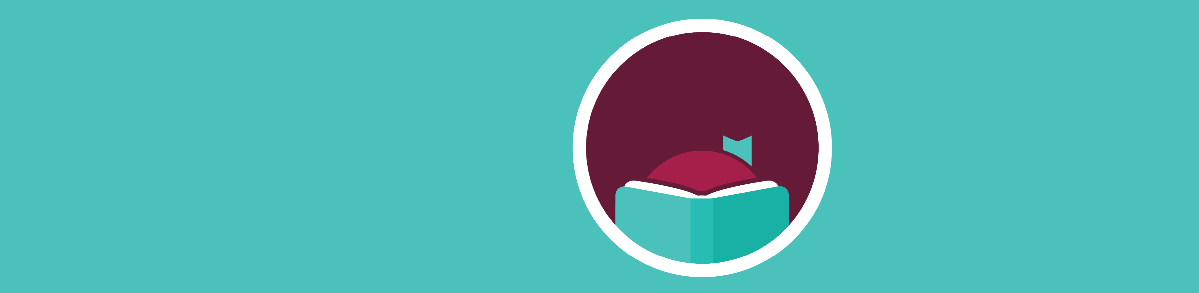 libby logo - illustration of a girls head behind an open book
