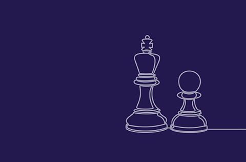 an illustration of chess pieces