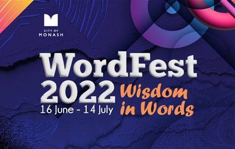 Wordfest 2022 Wisdom in Words logo