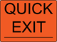 Quick exit button