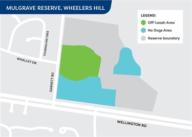 Off-leash area from 1 July 2023 - Mulgrave Reserve