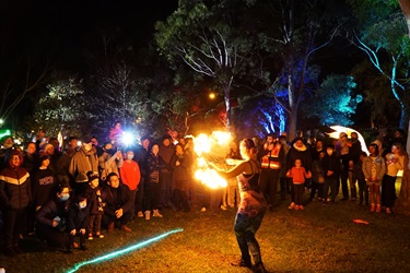 Emerge - Fire performer