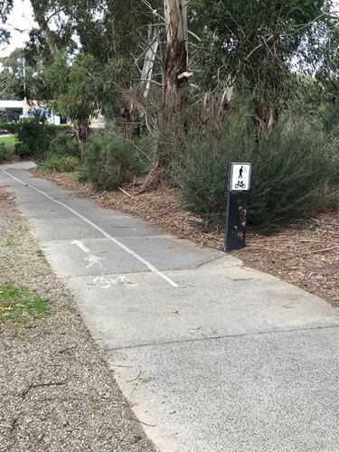 Ashwood Reserve path