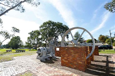 Brickmakers Park historical machinery