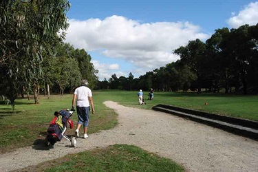 Glen Waverley Golf Course path
