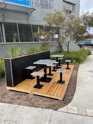 Poath Road parklet