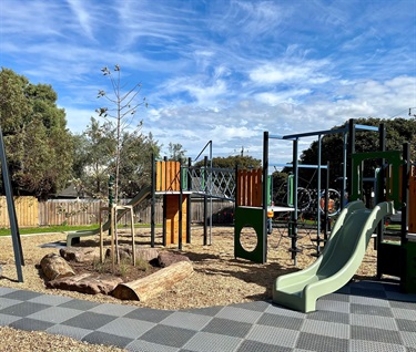 Upgraded playspace at Rivett Crescent Reserve 2023