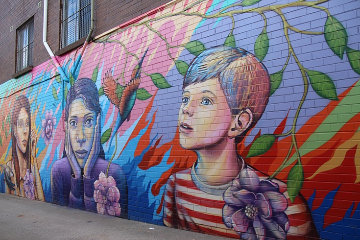 Wanda street mural