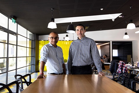 Shaj and Paul - founders of deoblockchain