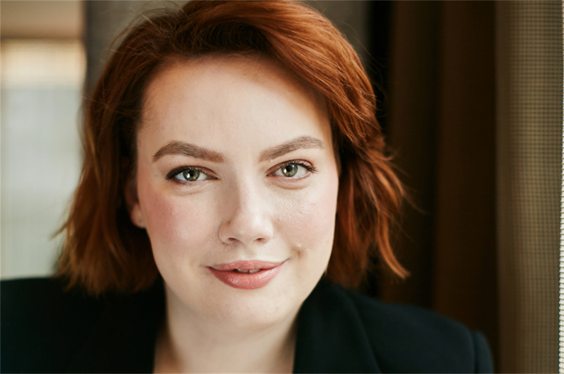 A close-up photo of disability rights advocate Elly Desmarchelier