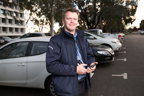 A City of Monash Traffic Inspector