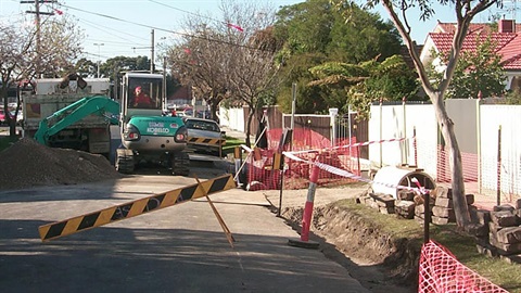 Stormwater drainage works