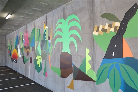 Oakleigh Oasis mural