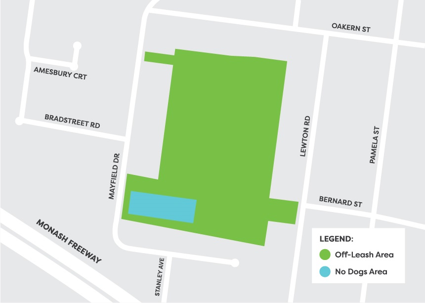 Mayfield Park dog off-leash area