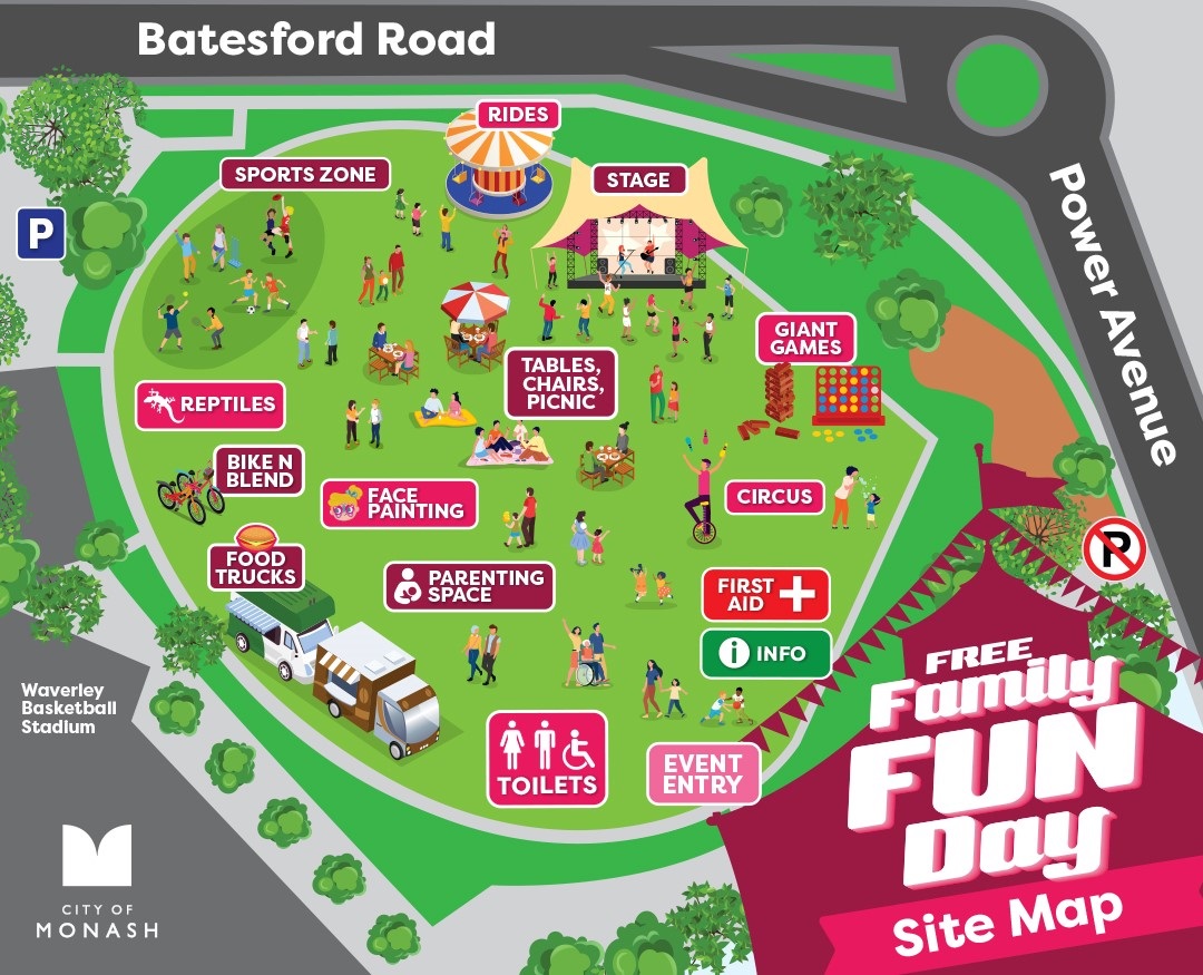 Site Map - Family Fun Day 2023