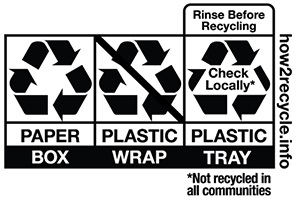 USA Canada How2Recycle label
